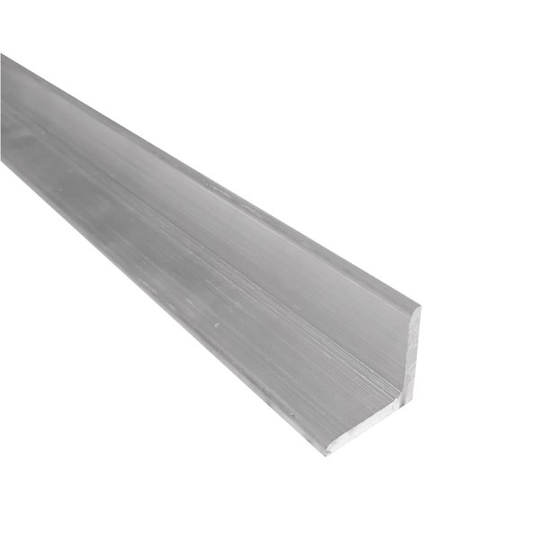 Remington Industries 1" x 1" Aluminum Angle 6061, 4" Length, T6511 Mill Stock, 1/8" Thick 1.0X1.0X.125ANG6061T6511-4